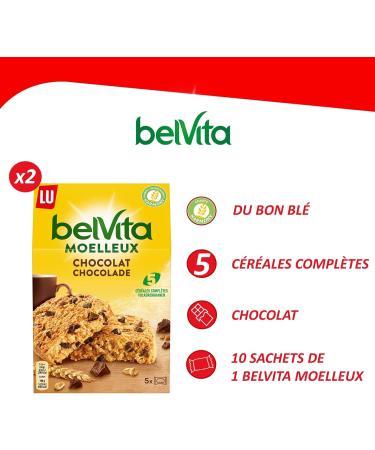 LU - The Small Breakfast Box - Belvita Fluffy Chocolate (x2) Grany Chocolate Bar (x2) Grany Apple Bar (x1) Chocolate Filled Cracot (x2) - Pack of 7 Packets 1.25 kg - Buy Online on GoSupps.com