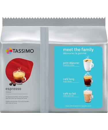 Tassimo Caf Dosettes - 210 boissons Espresso Classique (lot de 10 x 21 boissons) - Buy Online on GoSupps.com