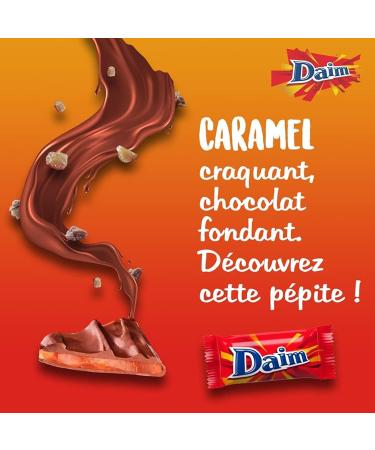 DAIM - 4 Sachets de 460g de Bonbons - Bonbons au Chocolat au Lait et clats de Caramel - Emballages individuels - Lot de 4x460g - Buy Online on GoSupps.com