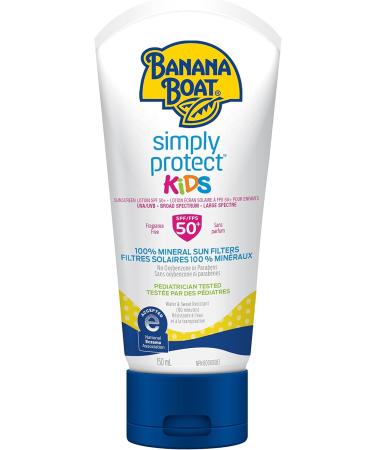Banana Boat Simply Protect Kids Sunscreen Lotion SPF 50+ & Kids Tear Free Sunscreen Lotion Broad Spectrum SPF 60 240mL - Buy Online on GoSupps.com