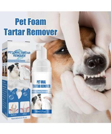 2 Pcs Dog Teeth Cleaning Foam - Natural Plaques Off & Tartar Remover for Dogs & Cats | Plaques & Tartar Remover for Pet Oral Care Supports Healthy Mouth for Dogs Promote Dental Health. Dobooo 2 Pcs One Size - Buy Online on GoSupps.com