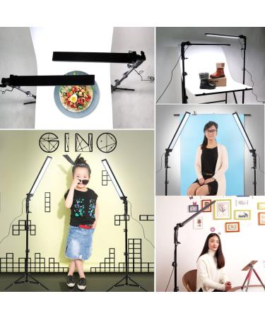 GSKAIWEN 180 LED Photography Studio Lighting Kit with Adjustable Stand - Professional Photographic Video Fill Light - Buy Online on GoSupps.com