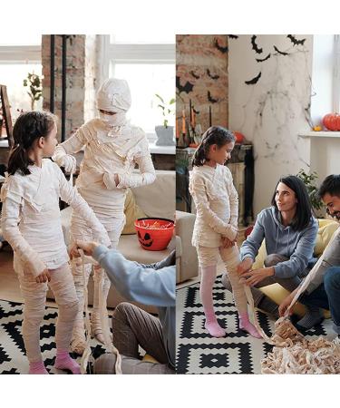 Buy Halloween Mummy Bandage Wrap | Self-Adhesive White Stretch Gauze for Zombie Props & Party | 1 Roll - Buy Online on GoSupps.com