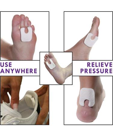 Felt Callus Horseshoe Pads - 1/8 - 25 Pack | Protect Calluses from Shoe Rubbing - Buy Online on GoSupps.com