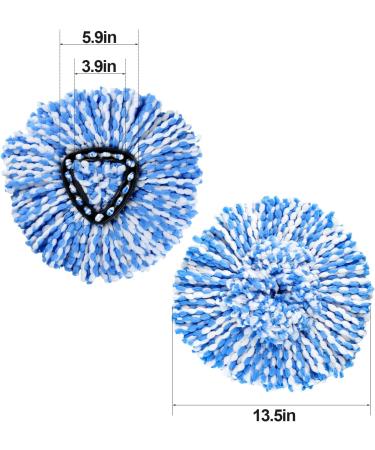 4 Pack O Cedar Spin Mop Replacement Heads - Fluffy Microfiber, Machine Washable - Buy Online on GoSupps.com
