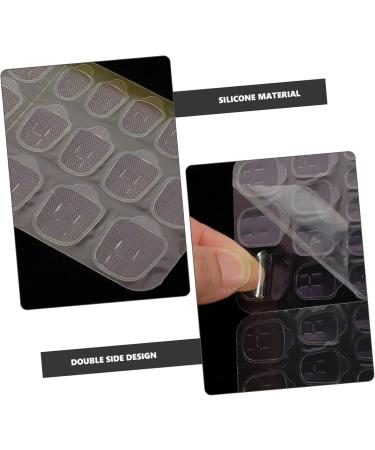  FRCOLOR FRCOLOR 100 Sheets Nail Gel Glue Nail Glue for Artificial Nails Double-Sided Nail Stickers Double-Sided Tape Nail Sticker Nail Glue Self-Adhesive Nail Sticker Silica Gel - Buy Online on GoSupps.com