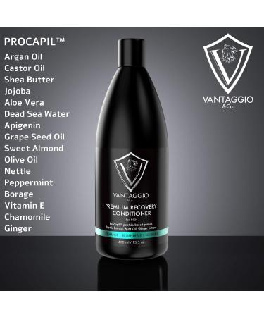 Men's Hair Loss Conditioner | Boosts Growth & Thickening | DHT Blocker for Thinning & Alopecia | Procapil Premium Formula with Castor Oil, Shea Butter, Argan Oil & Aloe Vera | 13.5 oz - Buy Online on GoSupps.com