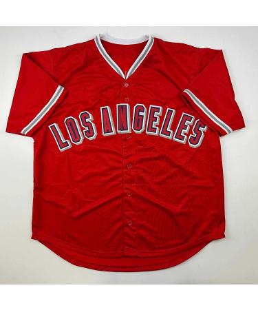 Shohei Ohtani Autographed LA Angels Red Baseball Jersey - Men's XL - Buy Online on GoSupps.com