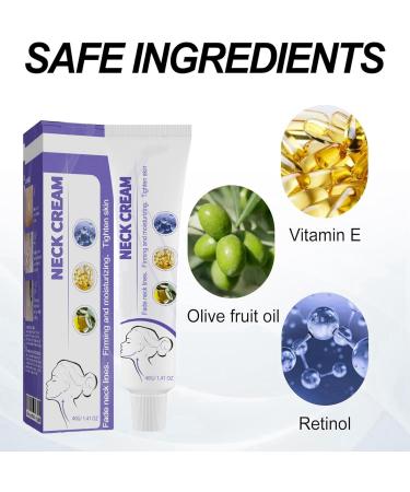 Neck Cream Neck Firming Cream Neck Tightening Cream Neck Skin Tightening Instant Effects Neck And Chest Double Chin Cream Retinol Moisturizer Cream Reduce Wrinkles & Smoothing Neck Fine Lines - Buy Online on GoSupps.com