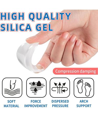 Orthopedic Height Increase Silicone Insoles for Men and Women - Corrective Pronation, Foot Alignment, Knock Knee Pain Relief - Size Large - Buy Online on GoSupps.com