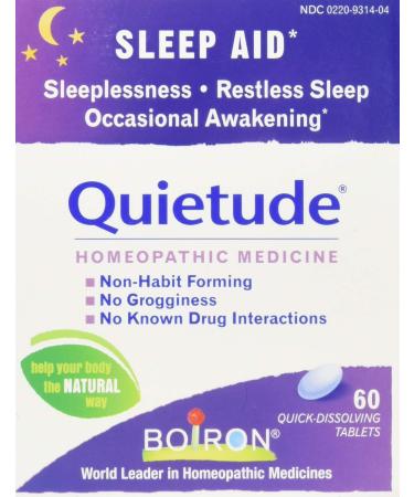 Boiron Quietude Sleep Aid 60 Quick-Dissolving Tablets
