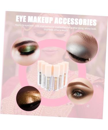 LALADEFIEE 6pcs Eye Shadow Set Glitter Eye Makeup Korean Glitter Eyeshadow Liquid Eyeshadow Highlighter 1 count (Pack of 1) As Shown - Buy Online on GoSupps.com
