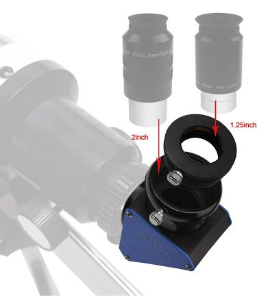 Astromania 2 90-Degree 99% Enhanced Dielectric Diagonal Mirror - Brighter Image for Stellar Views - Buy Online on GoSupps.com