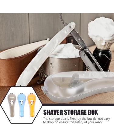 3-Piece Box Razor Storage & Protector Case | Travel-Safe Shaving Solutions for Men - Buy Online on GoSupps.com