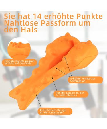 Relieflylab Trapezius Stretcher & Trigger Point Massager - Ultimate Neck & Shoulder Tension Relief Tool for Pain Relief Worldwide - Buy Online on GoSupps.com