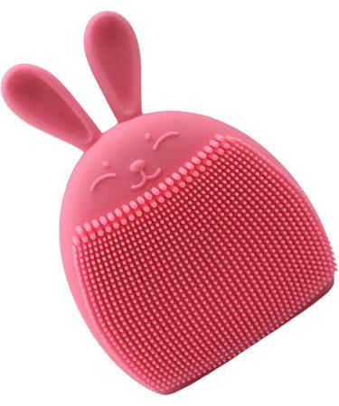 Soft Silicone Face Scrubber - Facial Cleansing Brush Face Scrub Clean Brush Face Brushes for Cleansing Cute Rabbit Ears Shape Manual Face Exfoliator Brush for Blackhead Pore Coatuiyo - Buy Online on GoSupps.com