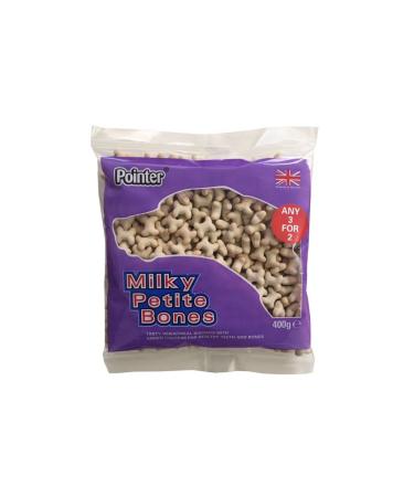 Pointer Milky Petite Bones Dog Treats (400g) (Multicoloured)