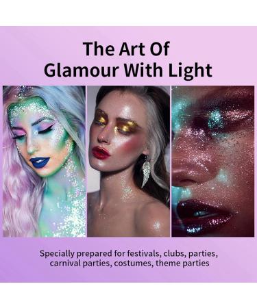 Metallic Purple Cream Eyeshadow Palette - Highly Pigmented Glitter Cosmetics - Buy Online on GoSupps.com