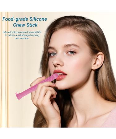 3-Pack Essentials Oil Aromatherapy Sticks Fresh Breath Oral Fixation Aid Calming Chewable Alternative for Smoke & Pen Biting Habits for Valentine's Day gifts Multicolor - Buy Online on GoSupps.com