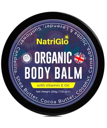 natriglo Intensive Body Moisturiser for Dry Skin | Shea Butter Moisturiser for Acne Prone Skin | Eczema Cream | Body Creams for Women Men Children with Coconut Oil Lavender Vitamin E