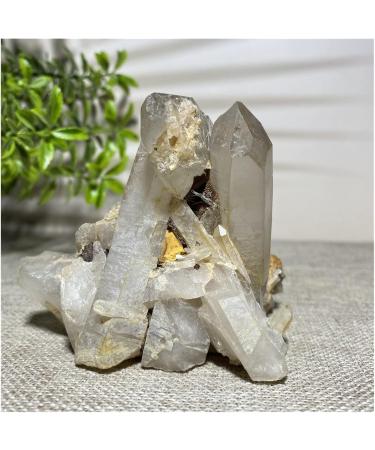 Gemstones and Crystals 500-600g Natural Stone and Crystal Specimen Cluster Minerals Point Curative Fengshui Gift Ornments for Home Decorative QINTINYIN ERBDRGAZ - Buy Online on GoSupps.com