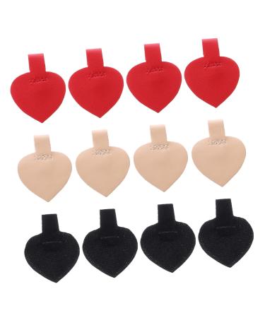 LIFKOME 6 Pairs Follow up Self Adhesive Heel Protector Black Heel Grips Liner Dress Shoes for Women Heels Shoe Heel Inserts Supple Heel Liners Protector Pads Do Not Follow Pu Insole