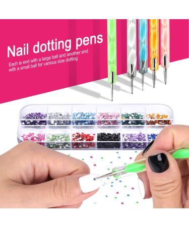 Teenitor Nail Art Brush Kit with Designer Tools, Glitter, Foil Flakes, Tape Strips & Rhinestones - Buy Online on GoSupps.com