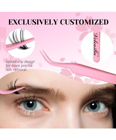Veleasha Lash Extension Kit - 280PCS Wispy Lashes (40D & 50D) with Bond Seal & Tweezers for Self Application - 9-16mm Lash Clusters - Buy Online on GoSupps.com
