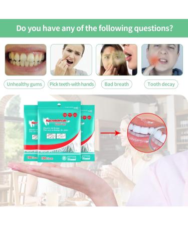 Annauiy Dental Sticks 3-Pack (300 Pieces) - Disposable Dental Silk Sticks for Effective Dental Cleaning & Care | Ideal for Hotels & Parties - Buy Online on GoSupps.com