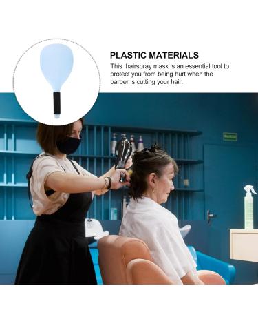 Beaupretty Makeup Hairspray Dyeing Barber for Eye Shield Bang Cutting Handheld Protector Protection Visors Eyes Hairdressing Haircut Shower Home Mask Baffle Medium Blue - Buy Online on GoSupps.com