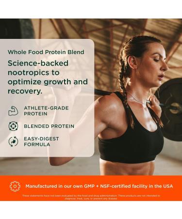 Genius Protein Powder, Vanilla - Dual Protein Blend with Improved Whey Isolate & Natural Egg White for Lean Muscle Building for Men & Women - Grass-Fed Pre & Post Workout Meal Replacement Shake Vanilla 1.39 Pound (Pack of 1) - Buy Online on GoSupps.com