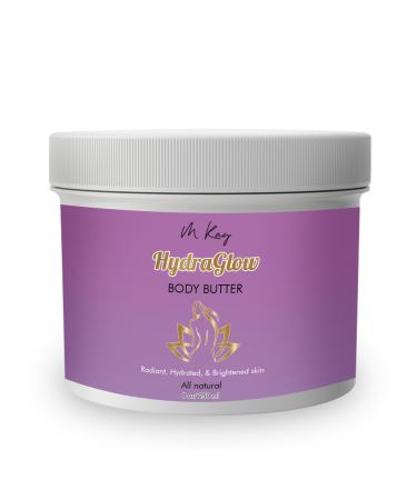 Marwa Kadi HydraGlow Body Butter - Organic Shea Butter Oils (Coconut Aloe Vera Argan Jojoba Olive Sweet Almond Avocado Rosehip Lavender Peppermint Tea Tree Eucalyptus)