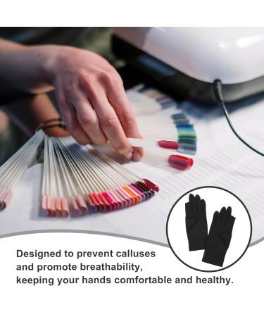 POPETPOP 4 Pairs Nail UV Gloves UV Protection Gloves Salon Nail Art Hand Skin Protective Gloves - Buy Online on GoSupps.com