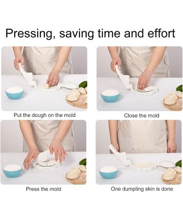 Dough Presser Safe Pastry empanada Maker Dumpling Skin Wrapper Cooking Gadgets Pressing Tool Perfect for Dumpling Calzone Ravioli Empanada Turnover & Pierogi - Buy Online on GoSupps.com
