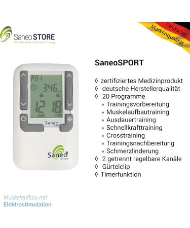 Buy Saneoline Sport Bunzle EMS & TENS Electrostimulator for Effective Muscle Training | Abdominal Biceps Triceps Legs | Fast International Shipping - Buy Online on GoSupps.com