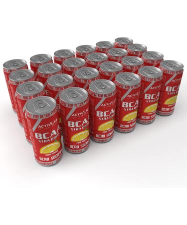 Activlab BCAA Xtra Drink 24 x 330ml Lemon Flavor - 5000mg BCAA in 1 Box | Sugar Free | | Body Regeneration & Endurance - Buy Online on GoSupps.com