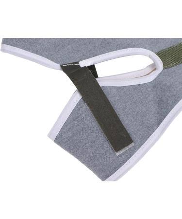 Soft Adjustable Linen Neck Traction Belt for Cervical Spine Pain Relief | Flexible Gray Device - Buy Online on GoSupps.com