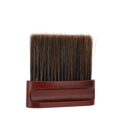 Barber Neck Duster Brush Dark Brown Hair Neck Cleaning Brush Compact Ergonomic Flat for Salon for Home for Hairstylist