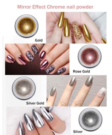TrueShei 6 Chrome Nail Powder - Mirror & Pearl Effect for Stunning Glazed Donut Nails - International Shipping Available - Buy Online on GoSupps.com