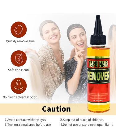 Tape Extensions Remover Tape Remover Hair Extensions Tape Hair Extension Remover Hair Tape Remover Suitable for Lace Wig Glue Adhesive or Hair Extension Tape (Gentle on Skin and Hair/Easy to Clean) - Buy Online on GoSupps.com