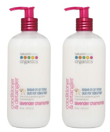 Nature's Baby Organics Conditioner & Detangler Lavender Chamomile 16 oz (473.2 ml) - Buy Online on GoSupps.com