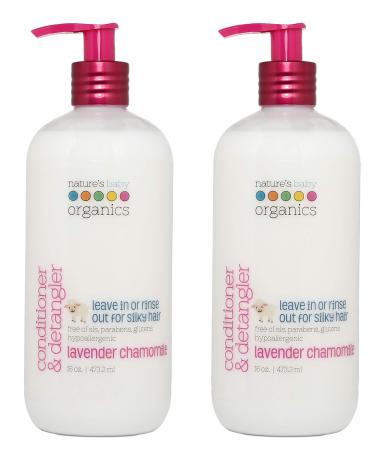 Nature's Baby Organics Conditioner & Detangler Lavender Chamomile 16 oz (473.2 ml)