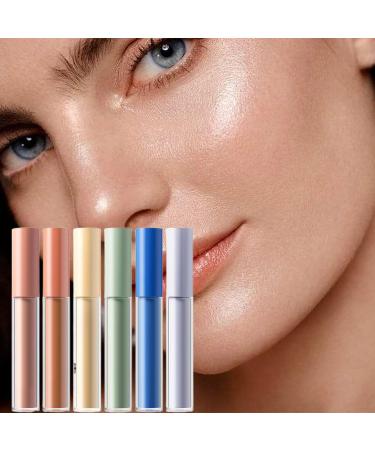  Opilroyn Liquid Current Full Coverage Concealer - 6 x Full Coverage Moisturizing Concealer Lightweight Moisturizing Highlighter Contour Stick for Opaque Facial Redness - Buy Online on GoSupps.com