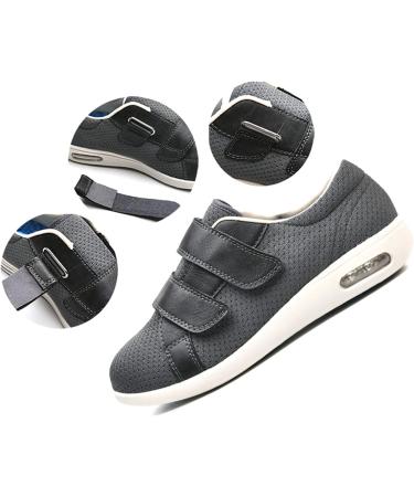 ALASON Diabetic Shoes - Extra Wide Width Breathable Mesh Adjustable Strap Sneakers for Swollen Feet, Arthritis, and Edema - Grey 52 - Buy Online on GoSupps.com