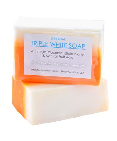 Kojic Acid Placenta & Glutathione Triple White Soap Appx. 150gms (1 Soap)