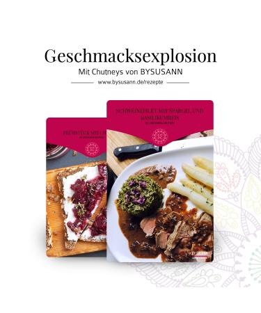 Buy By Susann-S2 Cherry Chutney 150g - Intense Fruity & Sweet Flavor Experience - International Shipping Available - Buy Online on GoSupps.com