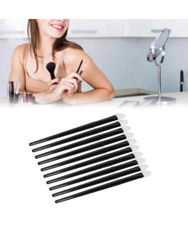 Premium Silicone Makeup Brush Set - 10pcs Eye Shadow Brushes Soft & Reusable Glitter Applicators for Liquid Eye Shadows - Buy Online on GoSupps.com