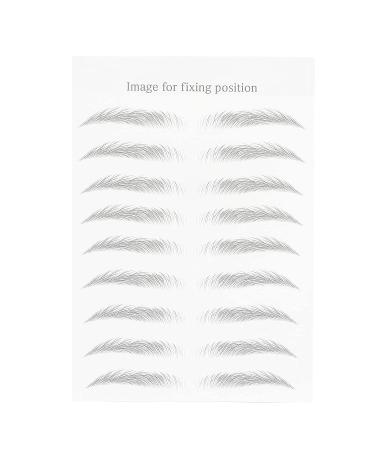 Long Lasting Waterproof Eyebrow Tattoo Sticker for Women - BLACK-05 - Buy Online on GoSupps.com