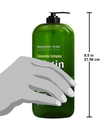 Majestic Pure Biotin Shampoo & Conditioner Set - Hair Growth, Thickening, and Repair - Sulfate-Free - 16 fl oz Each - For Men & Women - Buy Online on GoSupps.com