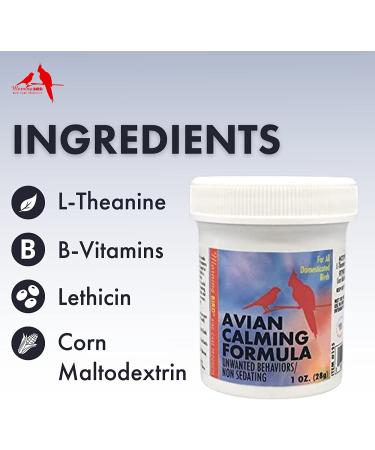 Morning Bird Avian Calming Formula - 1 oz - Non-Sedating Anxiety Relief for Nervous Birds - Buy Online on GoSupps.com